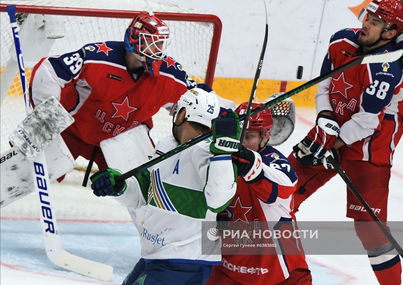 Хоккей. КХЛ. Матч ЦСКА – "Салават Юлаев"