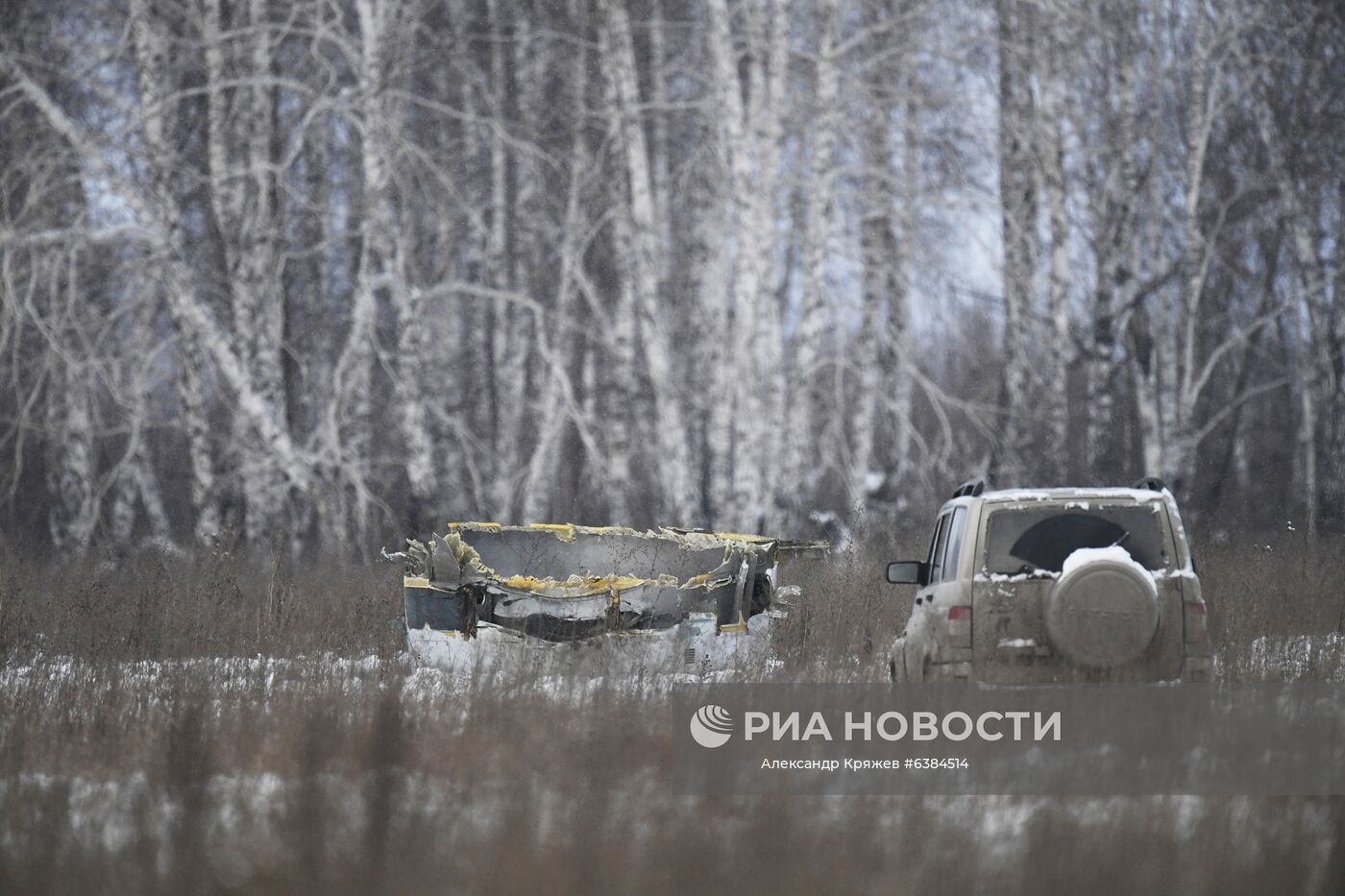 В Новосибирске из-за проблем с двигателем вынужденно сел Ан-124