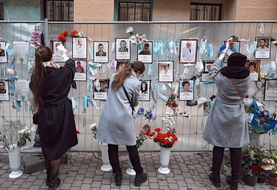 Закладка памятника медикам, погибшим во время пандемии  COVID-19