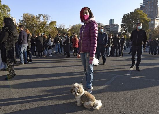 Митинг оппозиции в Ереване