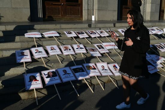 Митинг оппозиции в Ереване