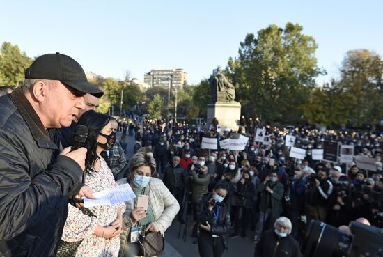 Митинг оппозиции в Ереване