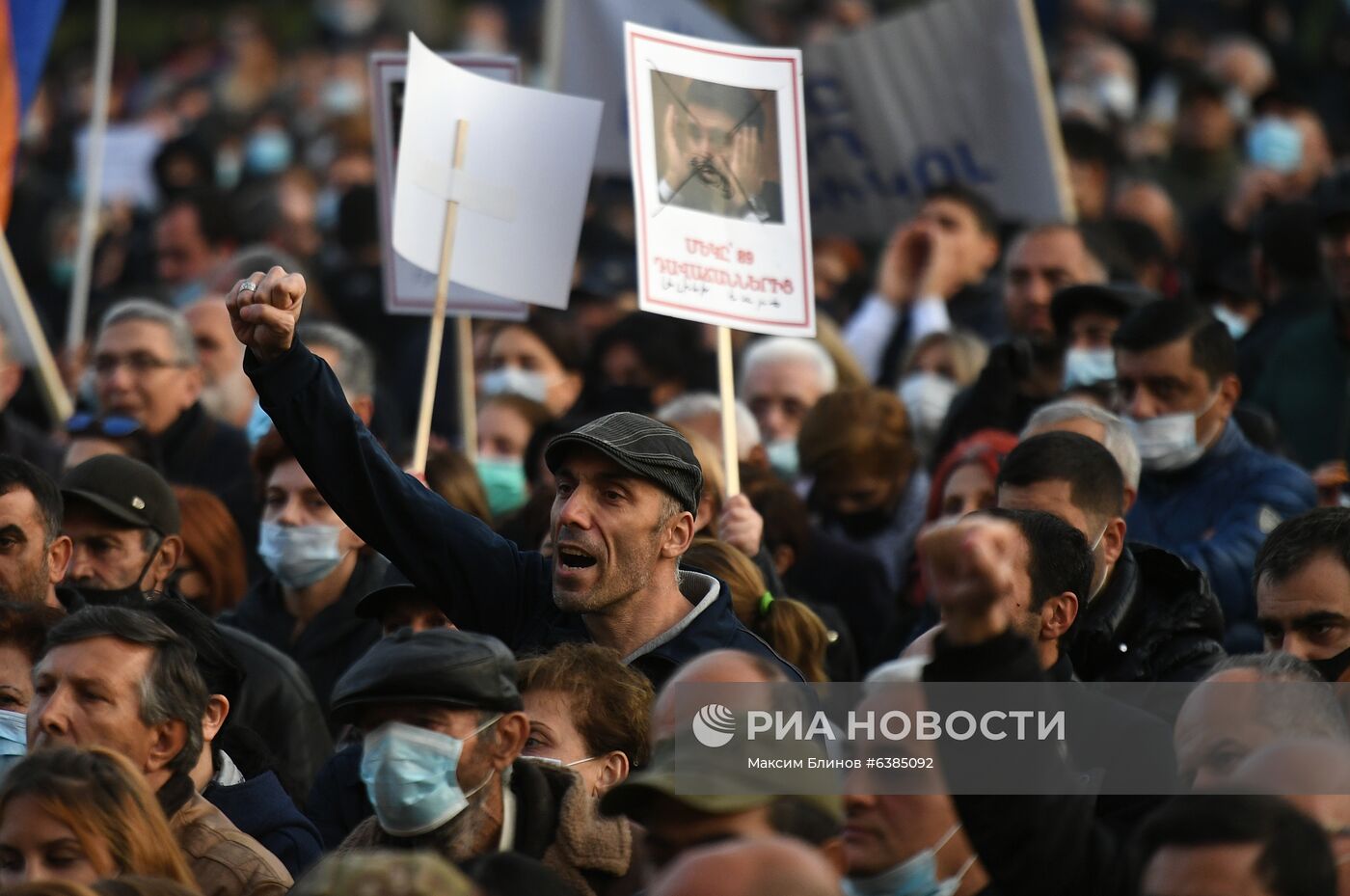 Митинг оппозиции в Ереване