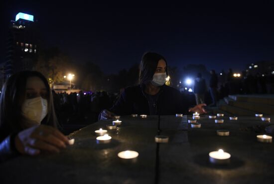 Митинг оппозиции в Ереване