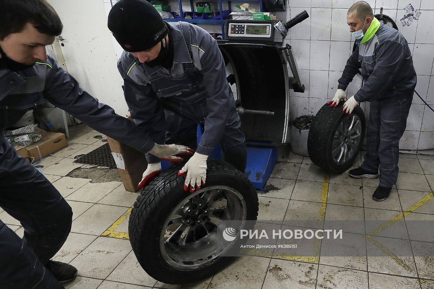 Шиномонтажный сезон в Москве