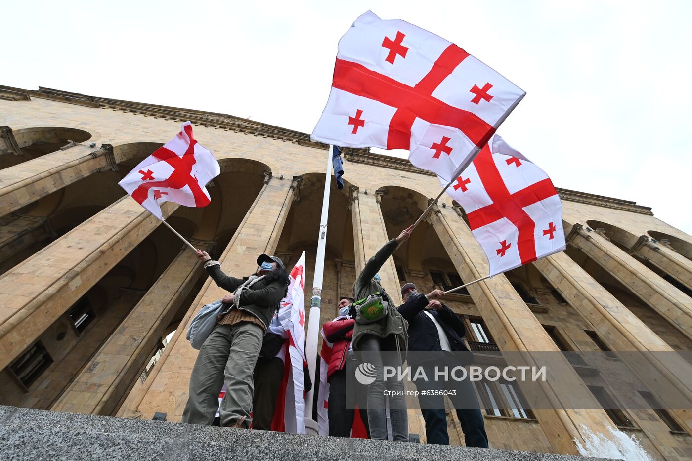 Митинг оппозиции в Грузии