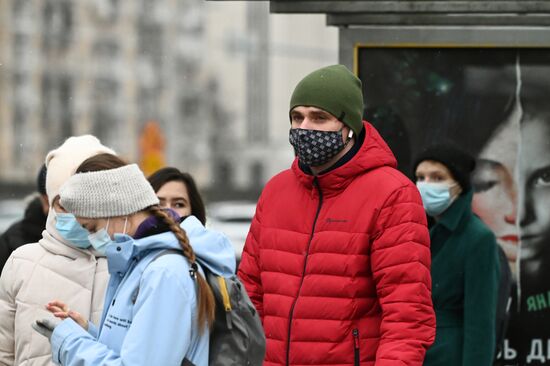 Масочный режим в Москве 