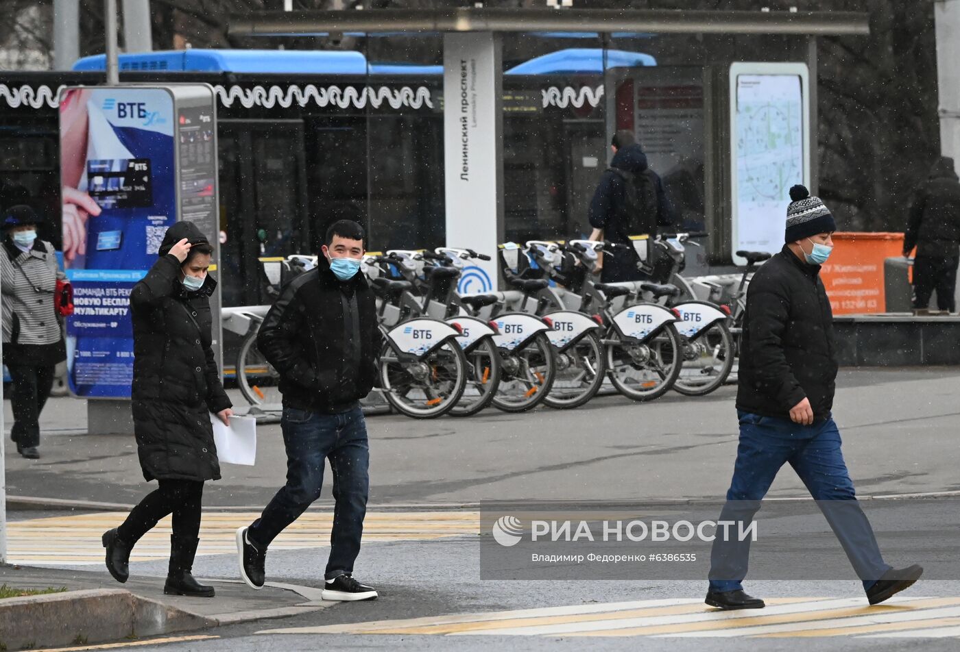 Масочный режим в Москве 