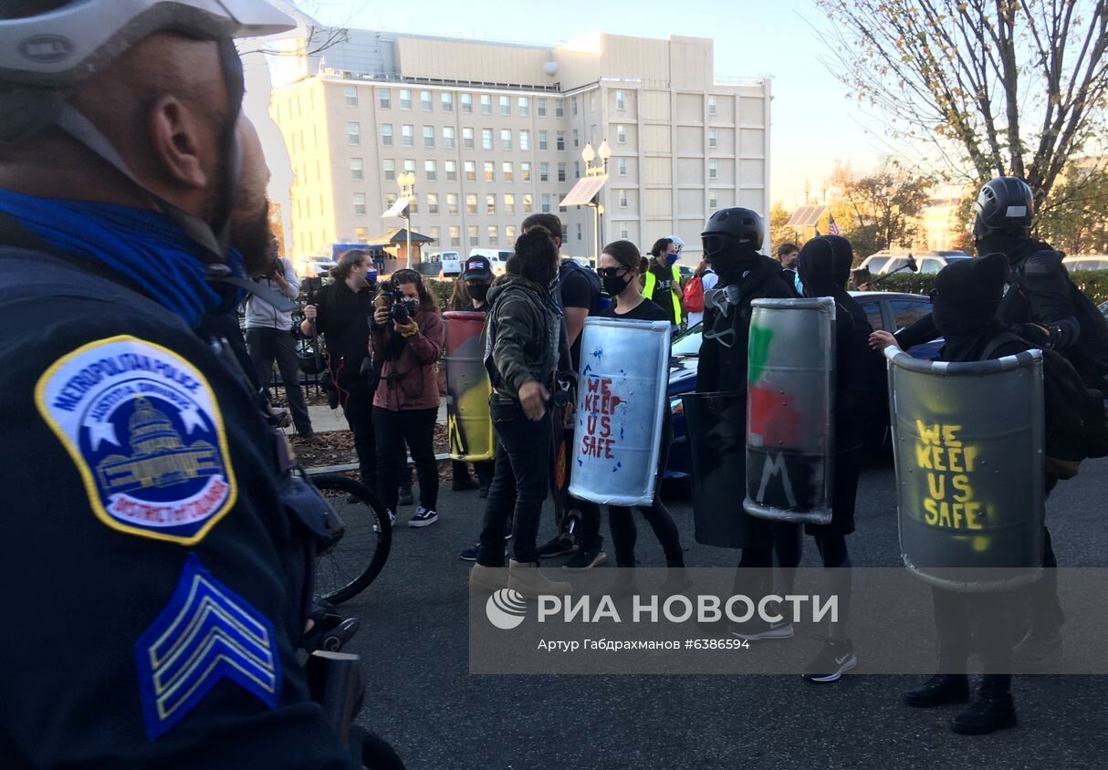 Акция в поддержку Трампа в Вашингтоне