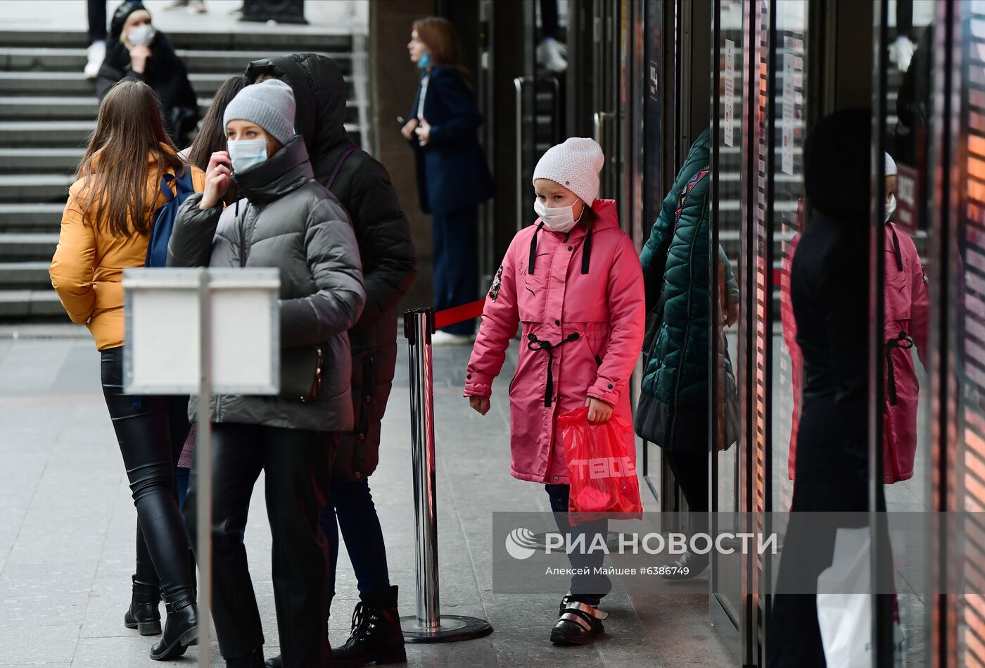 Масочный режим в Москве 