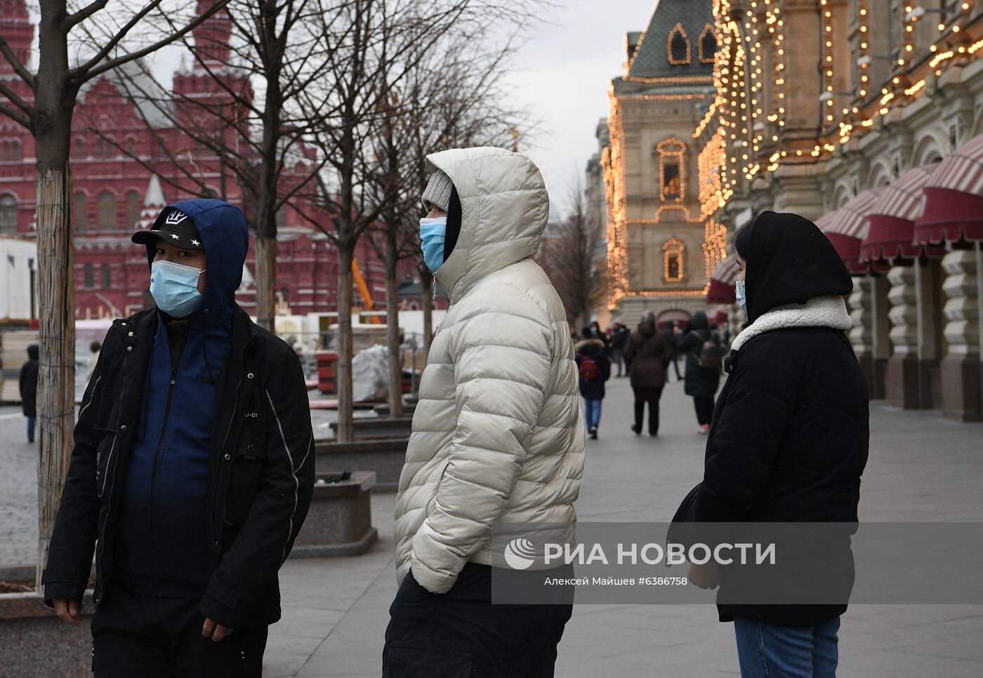 Масочный режим в Москве 