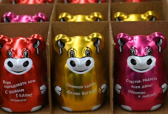 Предновогодняя торговля в ТЦ "Метро"