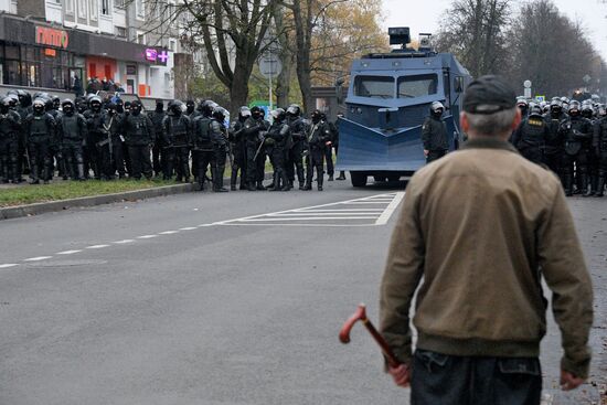 Акция протеста в Минске