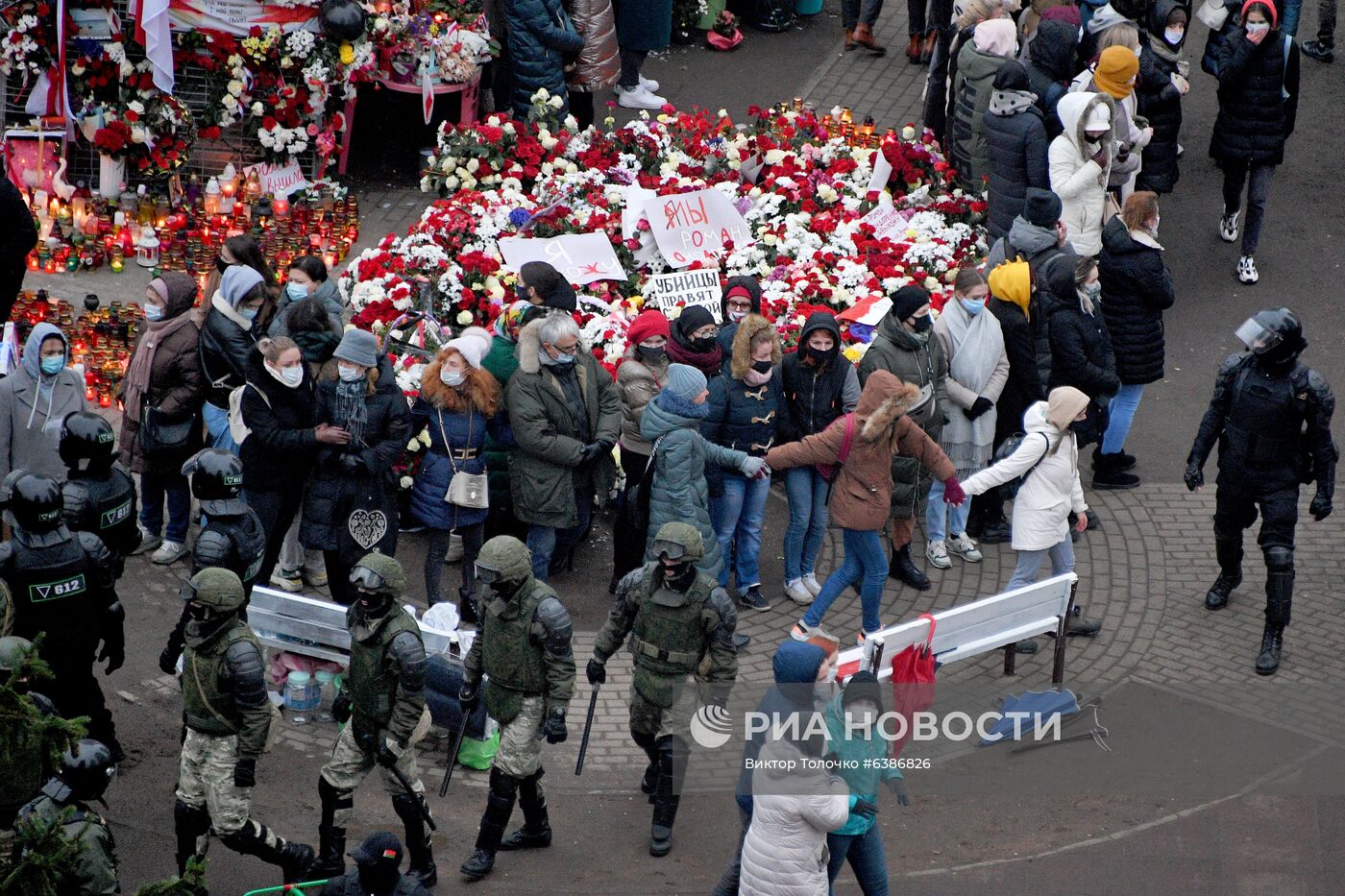 Акция протеста в Минске