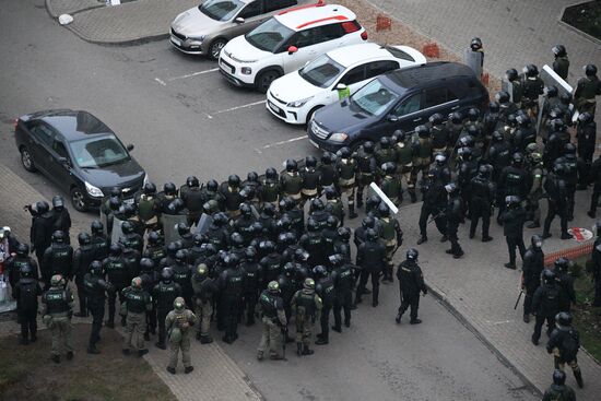 Акция протеста в Минске