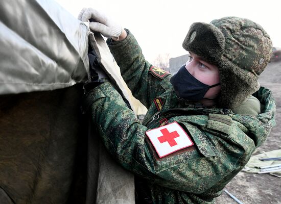 Военный полевой госпиталь в Республике Хакасия