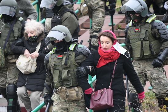 Акция протеста в Минске