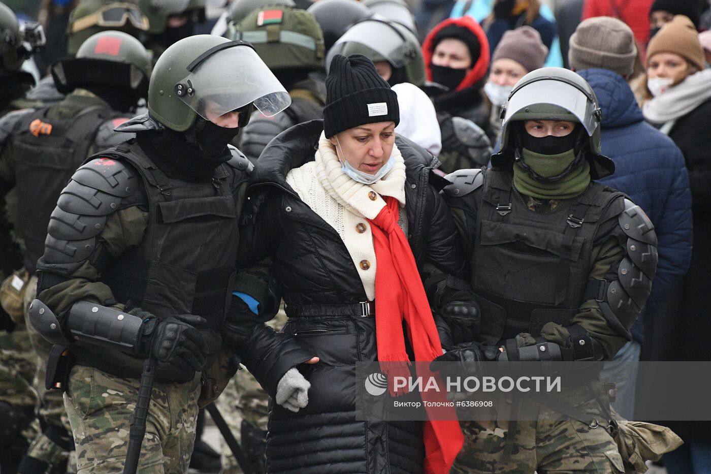 Акция протеста в Минске