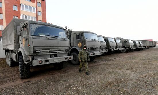 Военный полевой госпиталь в Республике Хакасия