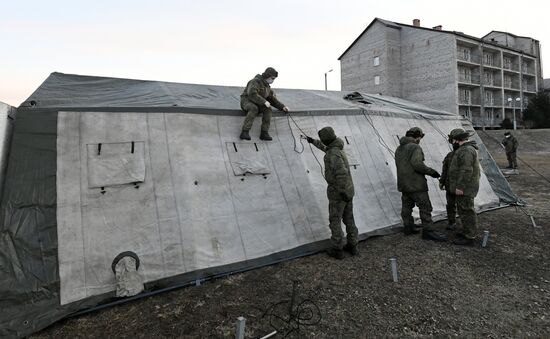 Военный полевой госпиталь в Республике Хакасия