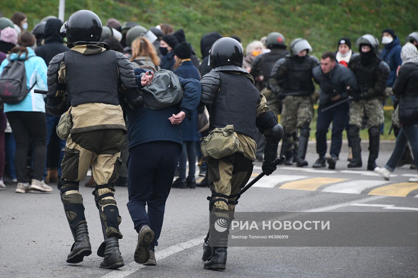 Акция протеста в Минске