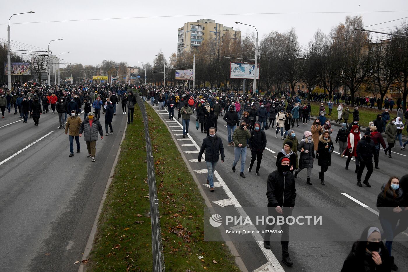 Акция протеста в Минске