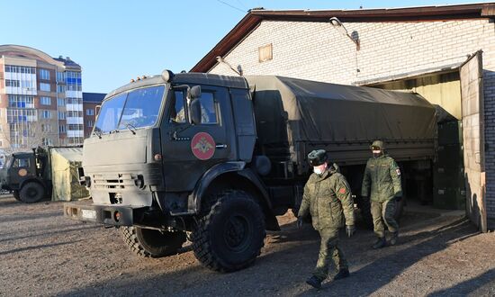 Военный полевой госпиталь в Республике Хакасия