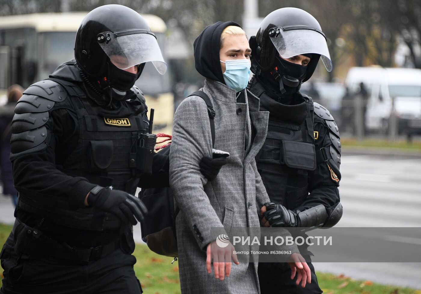 Акция протеста в Минске