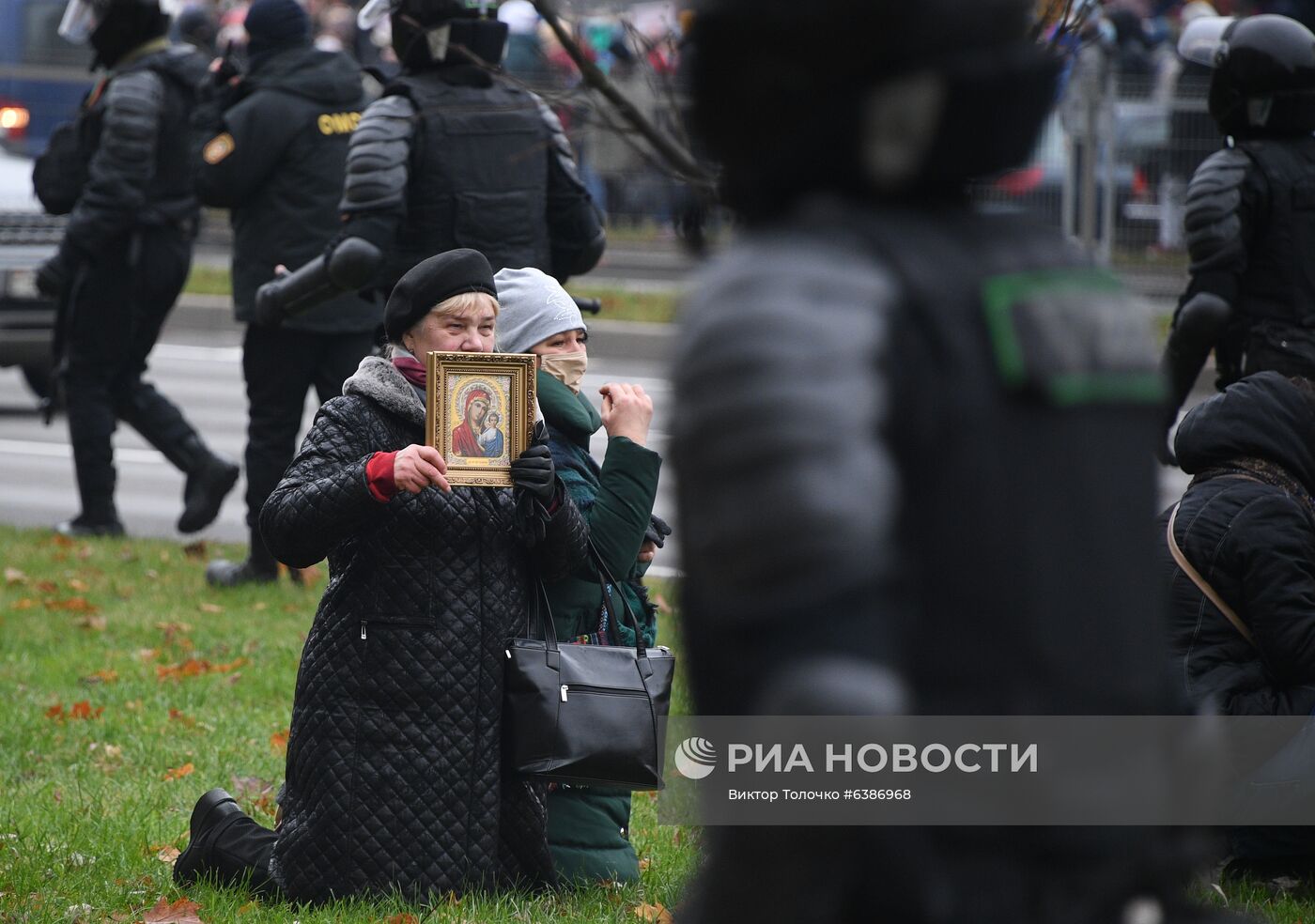 Акция протеста в Минске