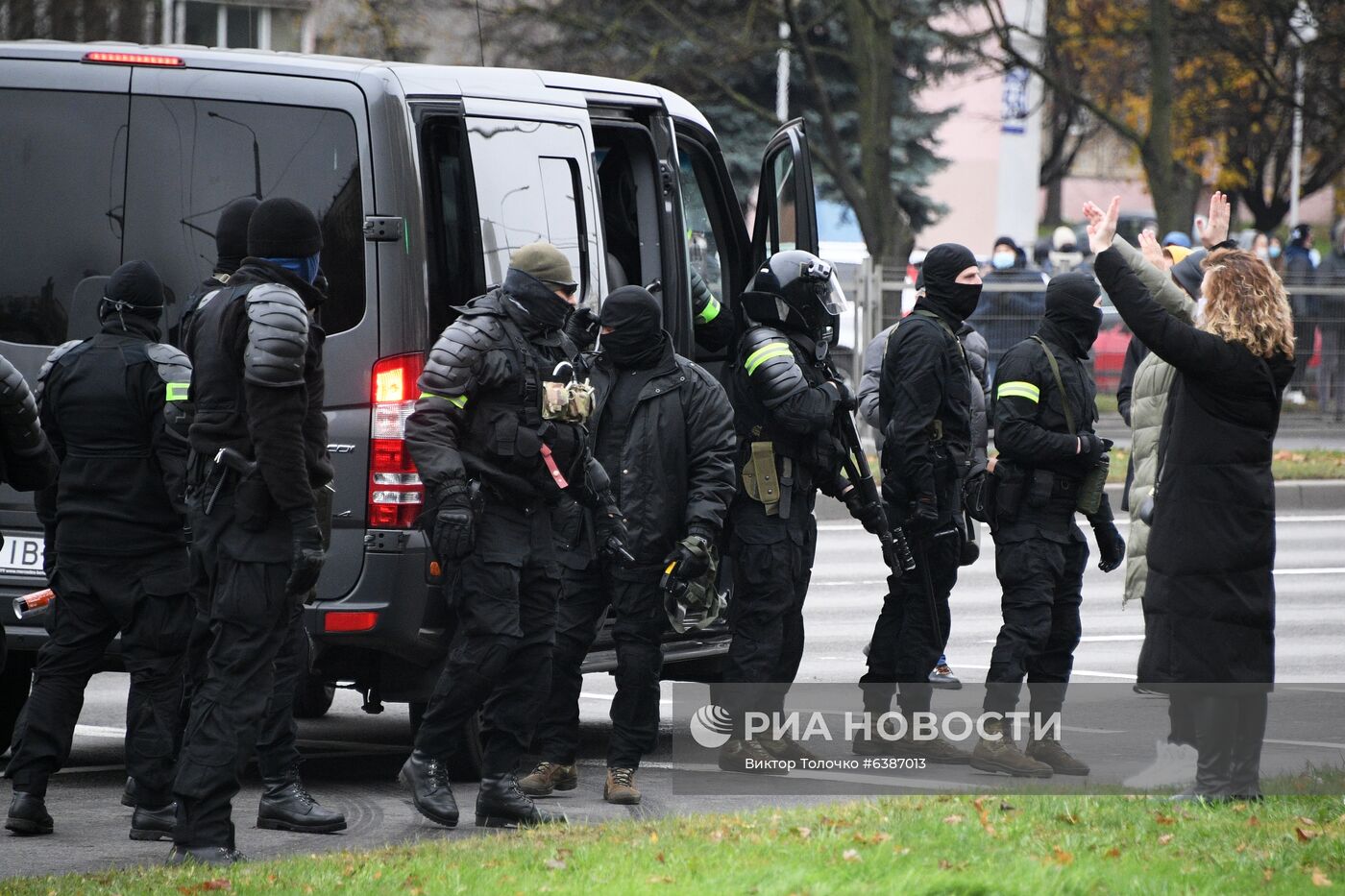 Акция протеста в Минске