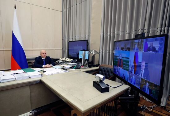 Премьер-министр РФ М. Мишустин провел совещание с вице-премьерами РФ