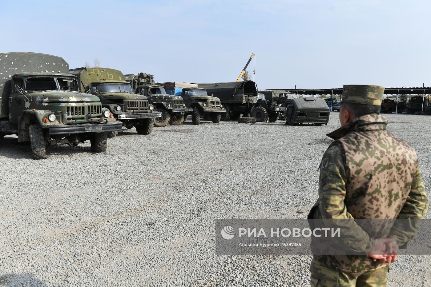 Техника, захваченная в ходе боевых действий в Нагорном Карабахе азербайджанскими военными