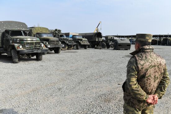 Техника, захваченная в ходе боевых действий в Нагорном Карабахе азербайджанскими военными