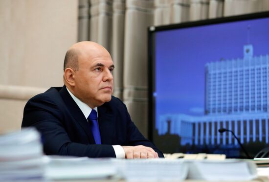  Премьер-министр РФ Мишустин провел заседание Координационного совета при правительстве РФ по борьбе с коронавирусом 