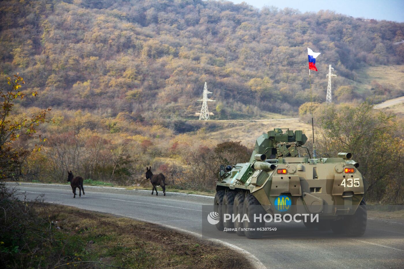 Российские миротворцы выставили наблюдательный пост у монастыря Дадиванк в Карабахе