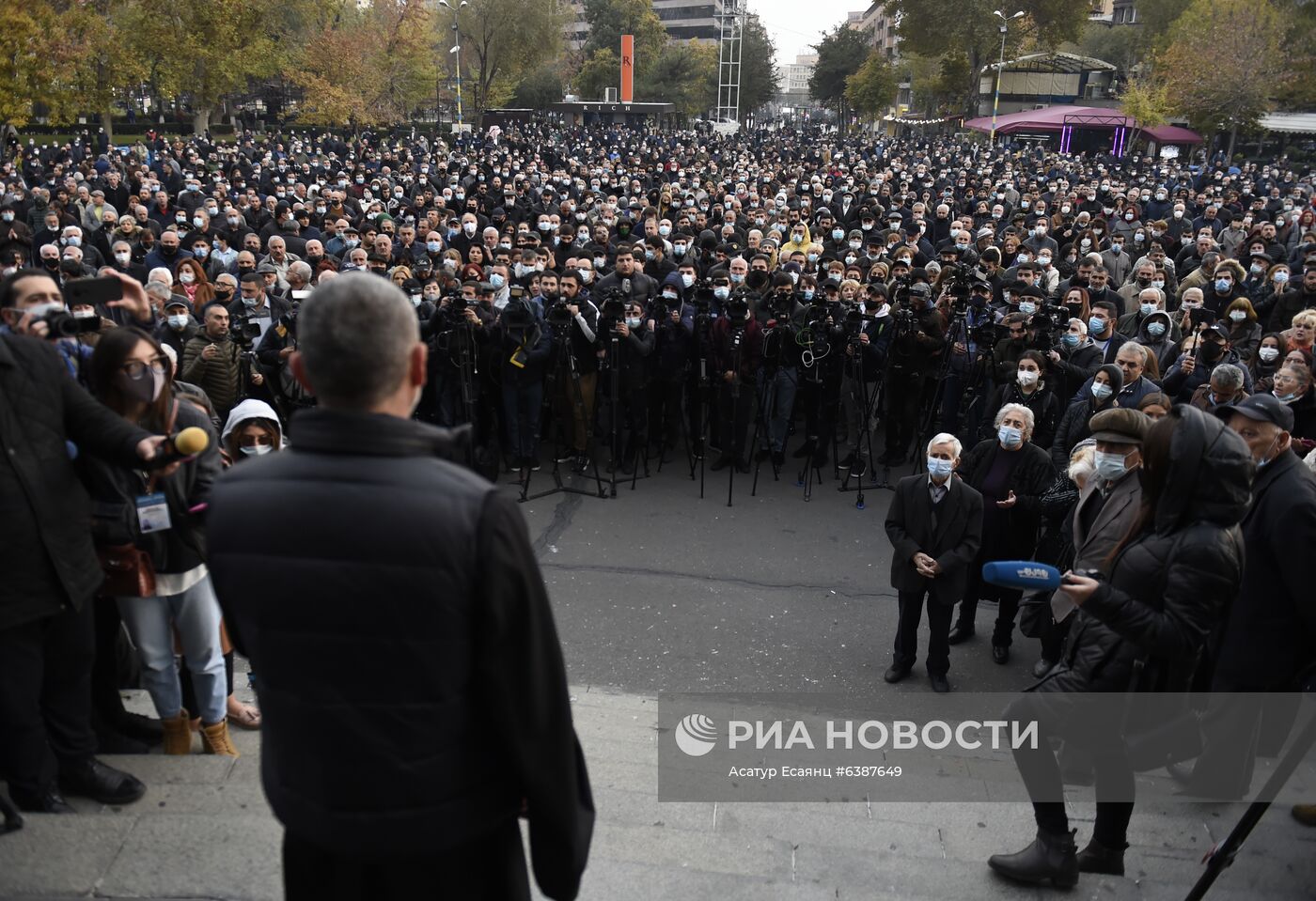 Митинг оппозиции в Ереване