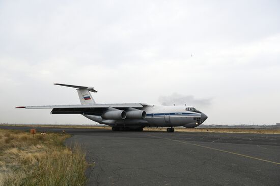 Продолжается доставка в Армению техники для российского миротворческого контингента
