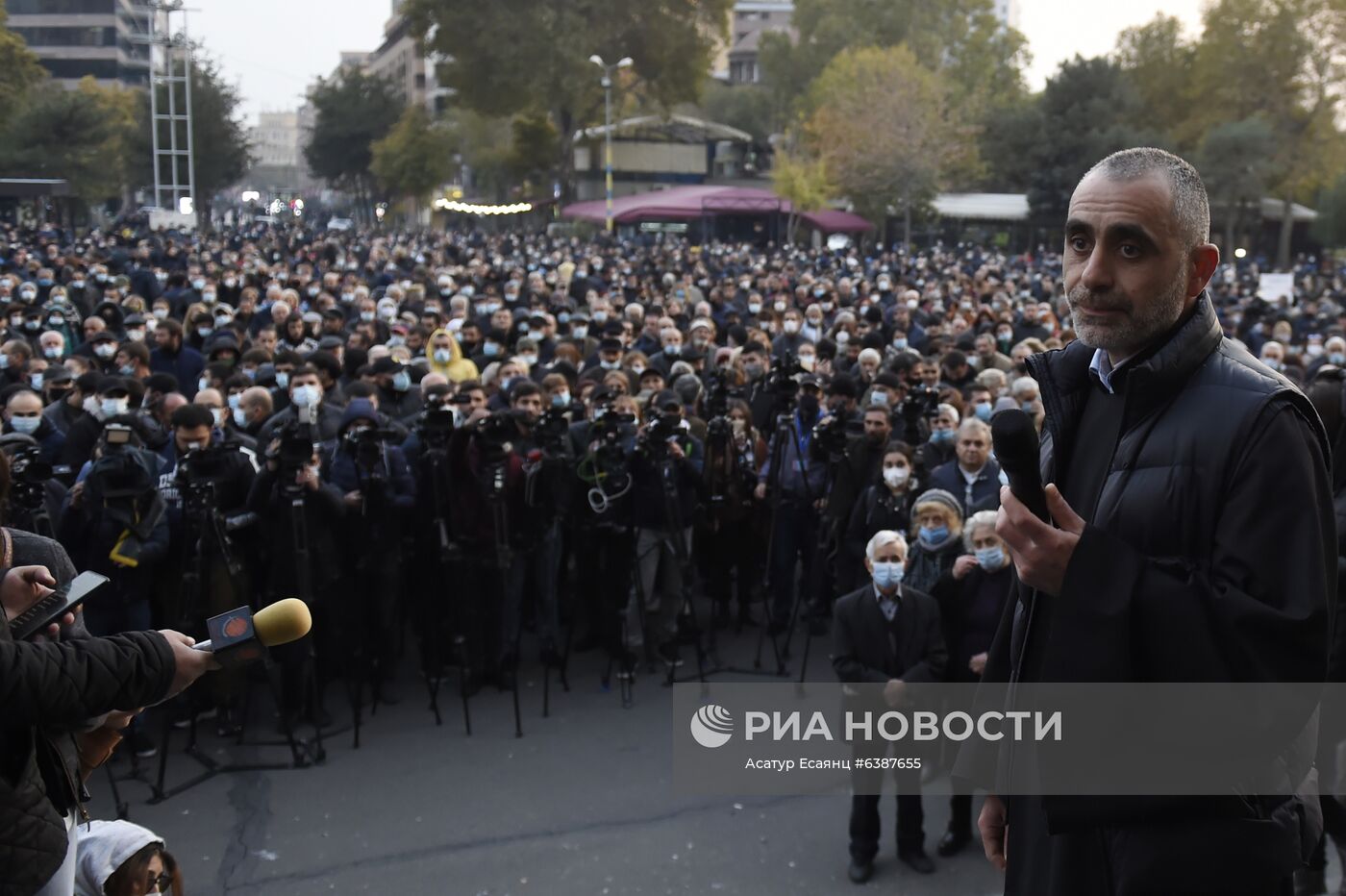 Митинг оппозиции в Ереване