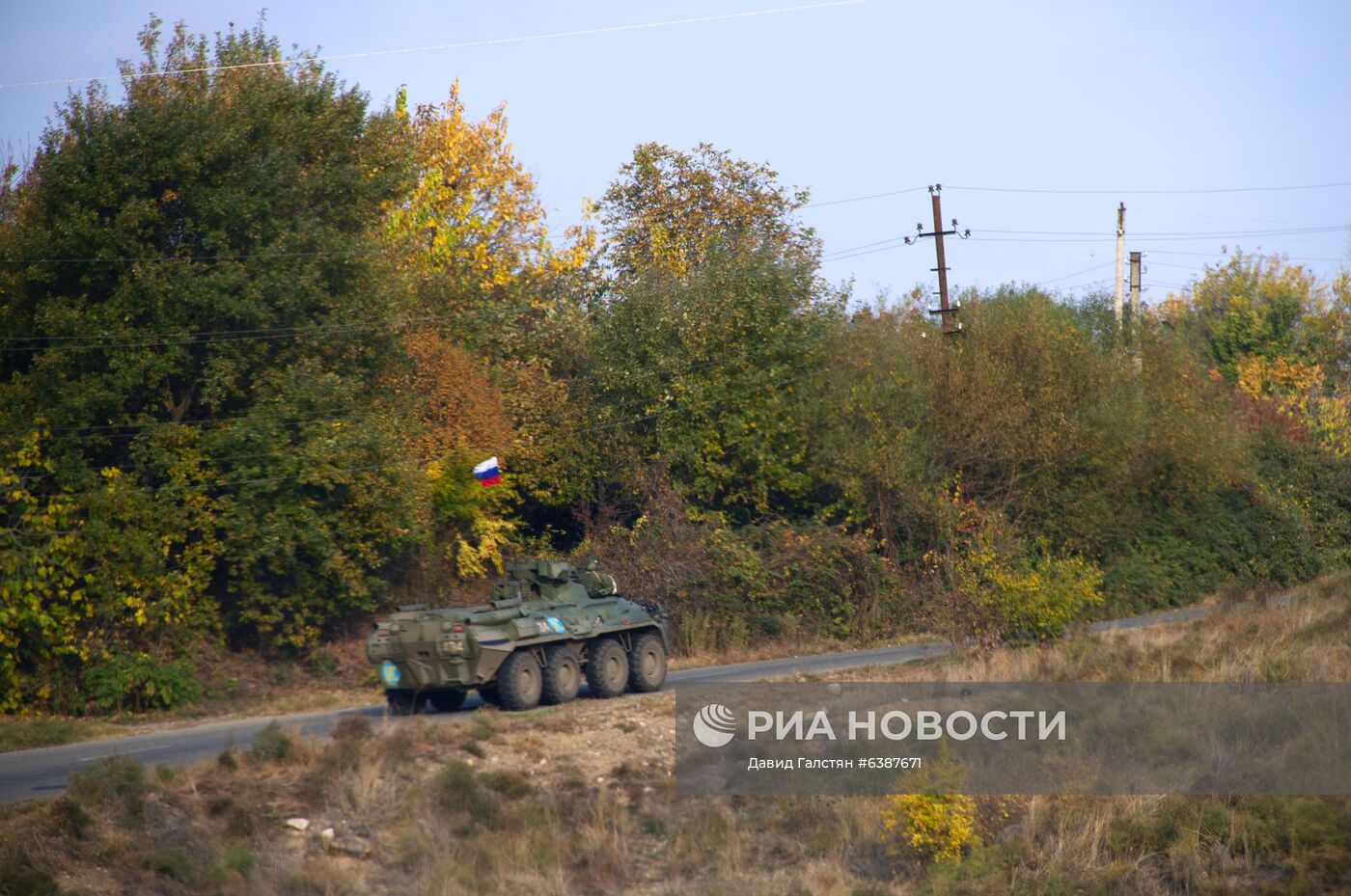 Российские миротворцы выставили наблюдательный пост у монастыря Дадиванк в Карабахе