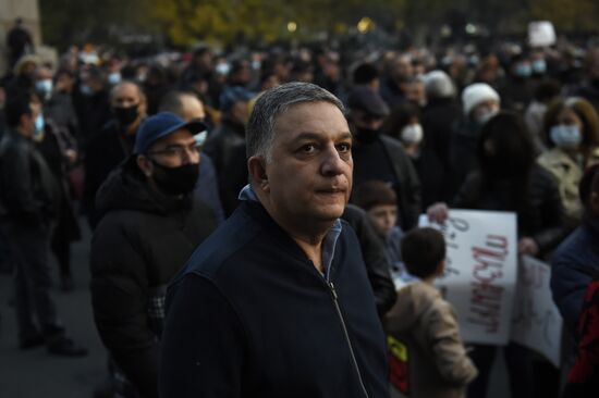 Митинг оппозиции в Ереване