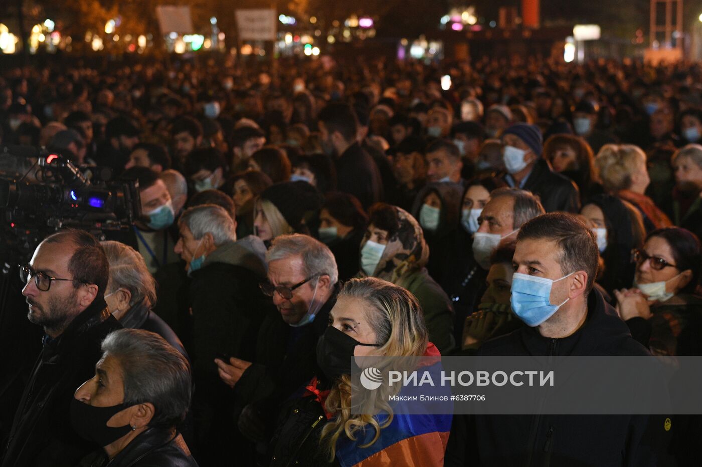 Митинг оппозиции в Ереване