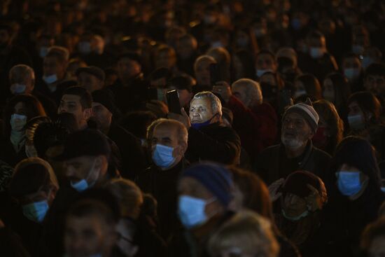 Митинг оппозиции в Ереване