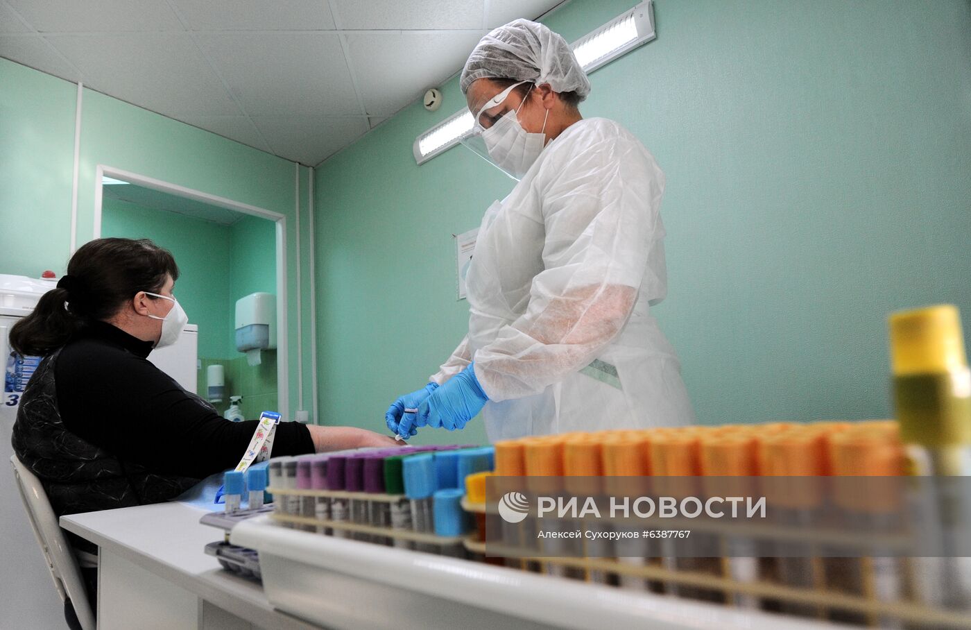 Работа лаборатории "Гемотест" в Тамбове