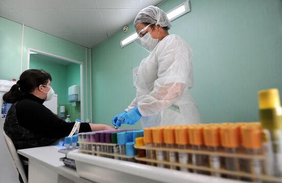 Работа лаборатории "Гемотест" в Тамбове