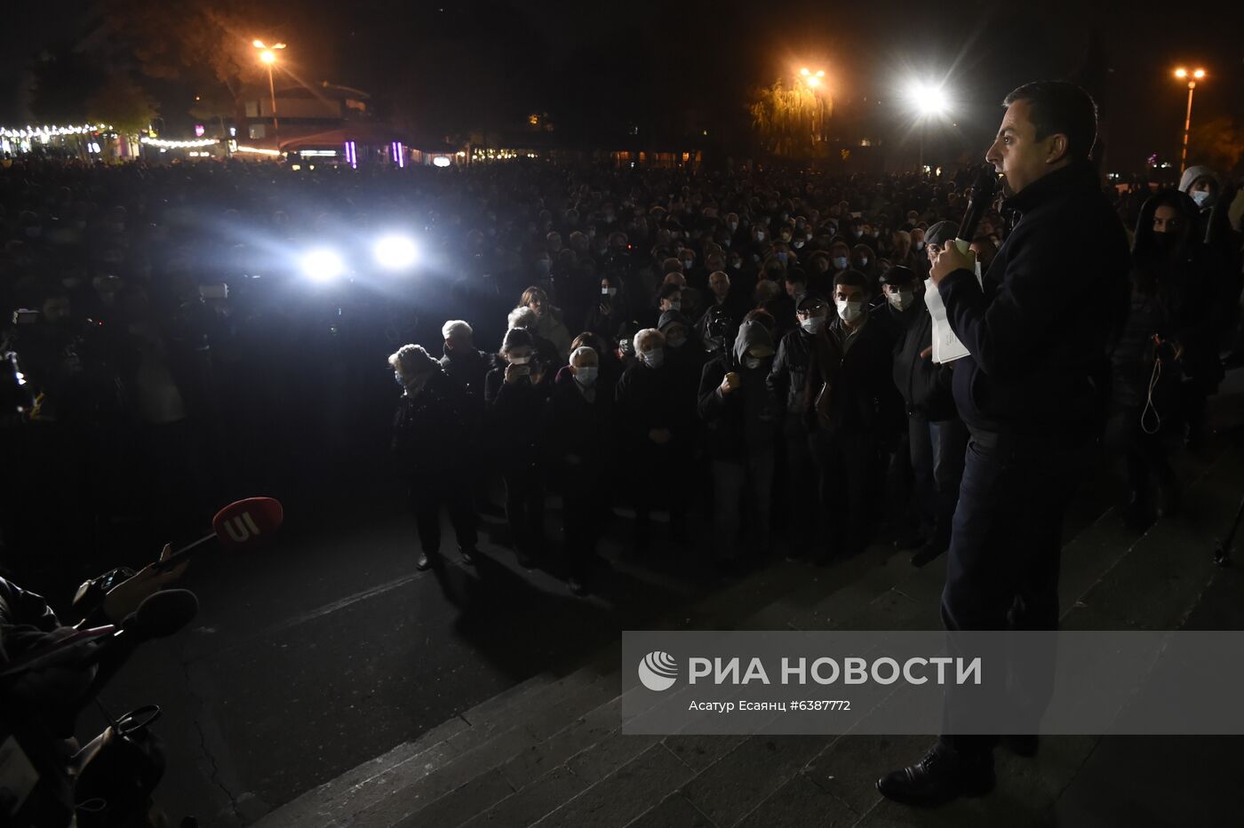 Митинг оппозиции в Ереване