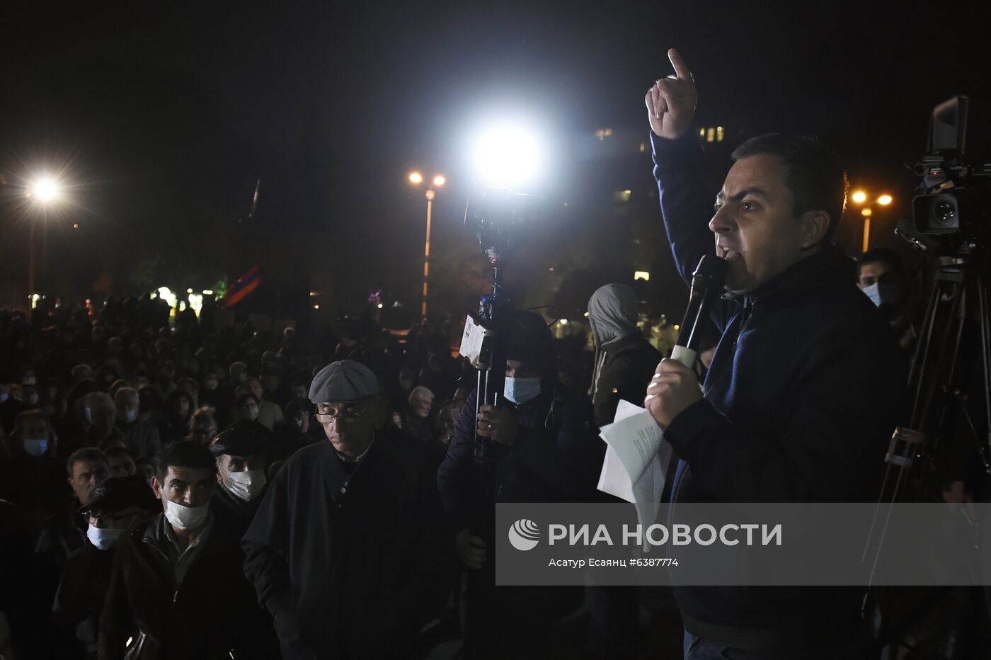 Митинг оппозиции в Ереване