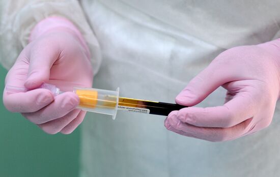 Работа лаборатории "Гемотест" в Тамбове