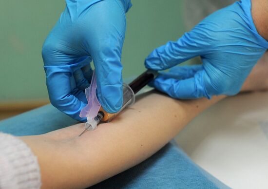 Работа лаборатории "Гемотест" в Тамбове