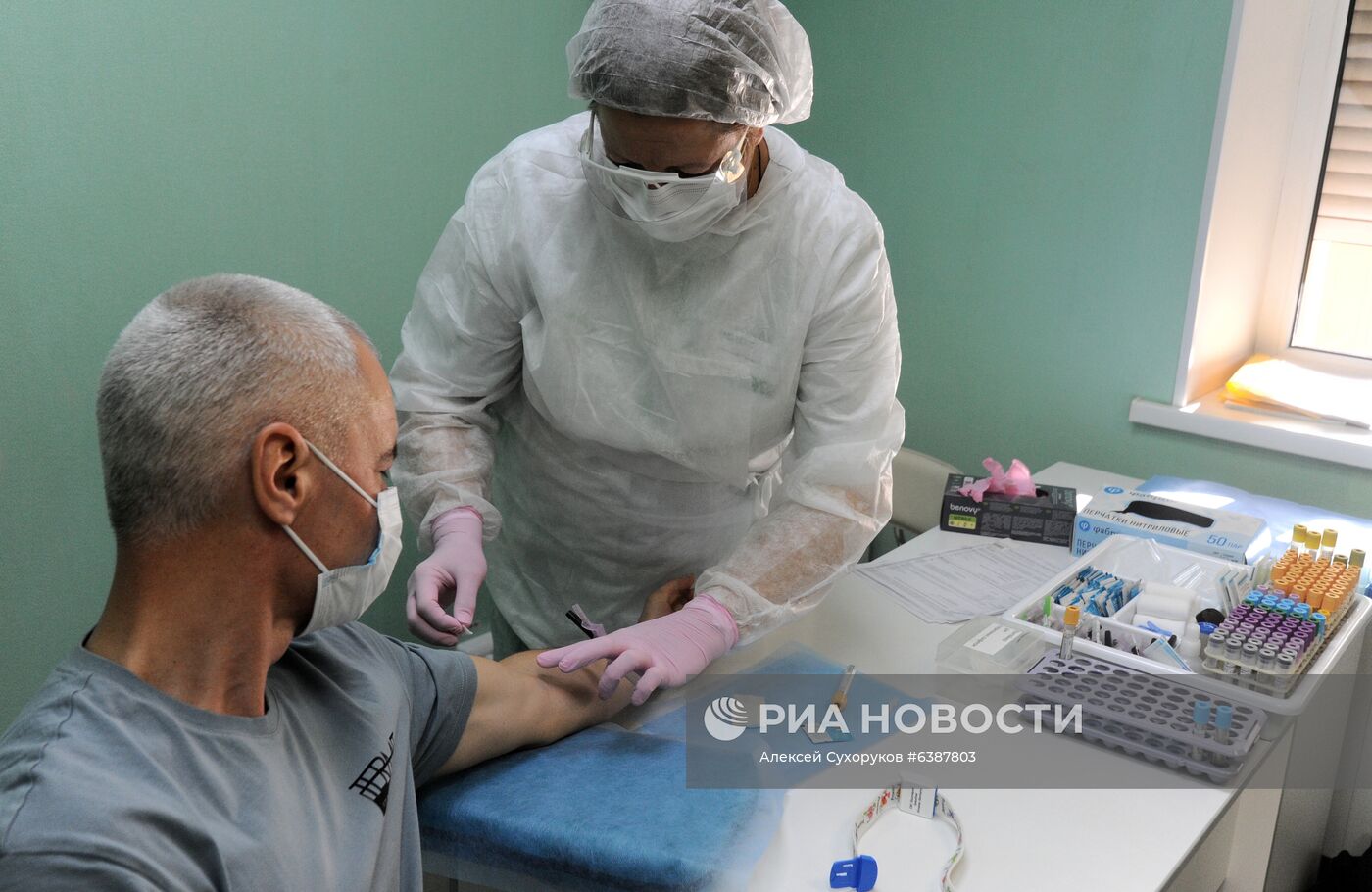 Работа лаборатории "Гемотест" в Тамбове