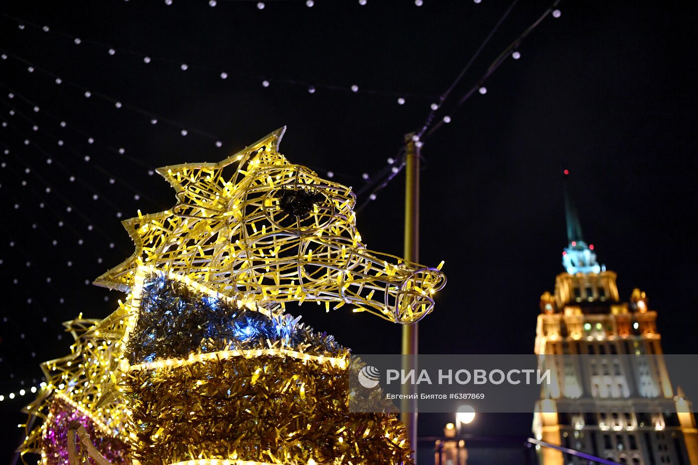 Украшение Москвы к Новому году